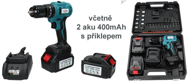 AKU tlakový čistič 60bar 150PSI včetně 2ks baterie WT-008